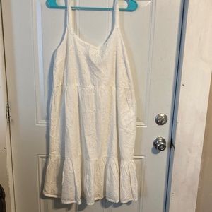 Lucky Brand White Eyelet Dress